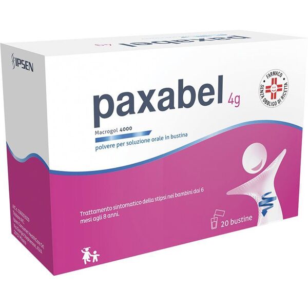 ipsen paxabel 4g polvere trattamento stitichezza 20 bustine