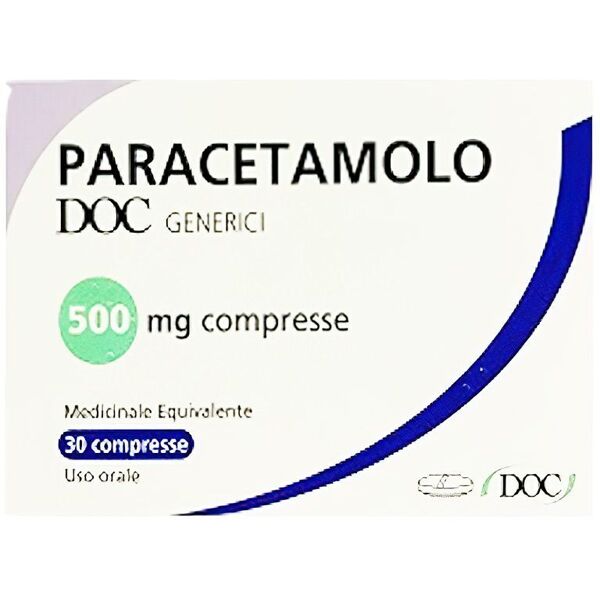 doc generici paracetamolo doc 500mg 30 compresse