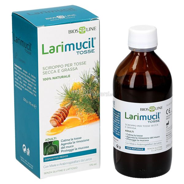 bios line larimucil tosse adulti sciroppo 175ml