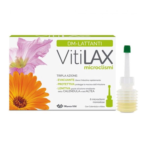 marco viti vitilax microclismi lattanti 6x3g