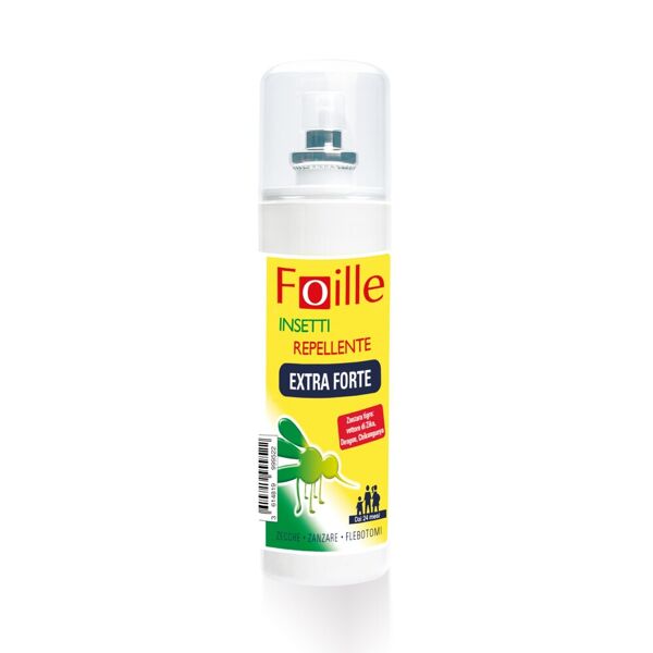foille insetti repellente extra forte spray contro zanzare zecche e flebotomi 100ml