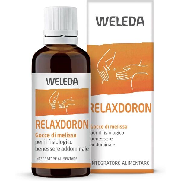 weleda relaxodron gocce di melissa relax gonfiore addome 50ml