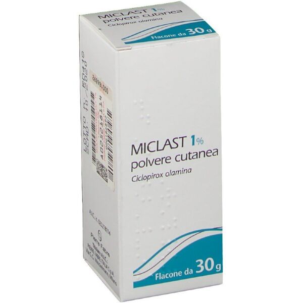 pierre fabre dermatologie miclast 1% trattamento micosi cutanea polvere 30g