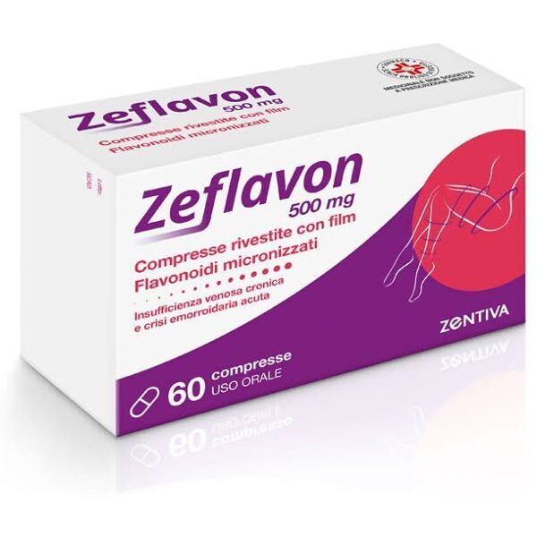 zentiva zeflavon 500mg trattamento gambe pesanti 60 compresse