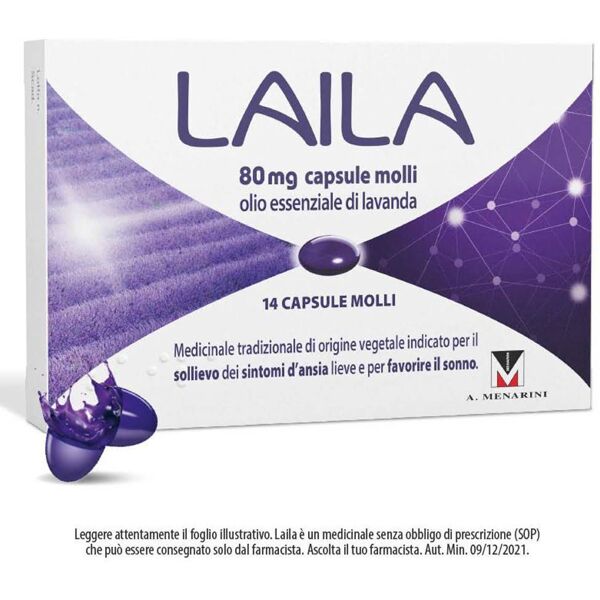 laila per ansia lieve 14 capsule molli