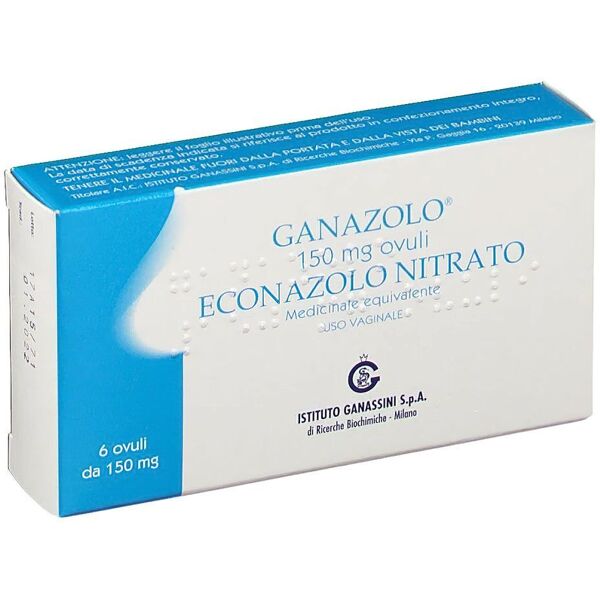 ganazolo 150mg ovuli vaginali 6 pezzi