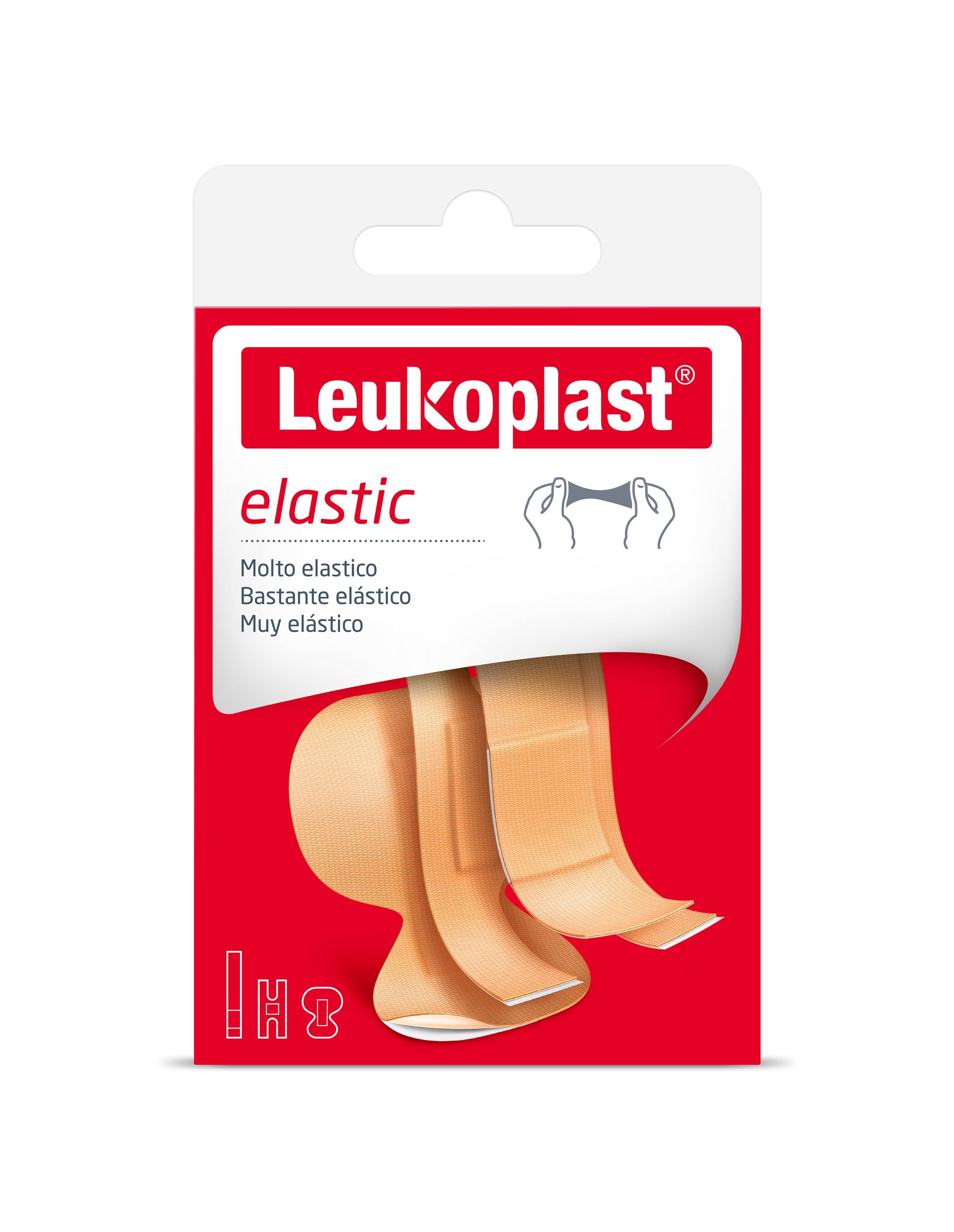 leukoplast elastic 20 pezzi assortiti 3 misure