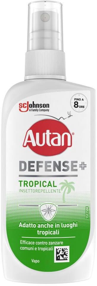 autan defense tropical spray repellente antizanzare 100ml