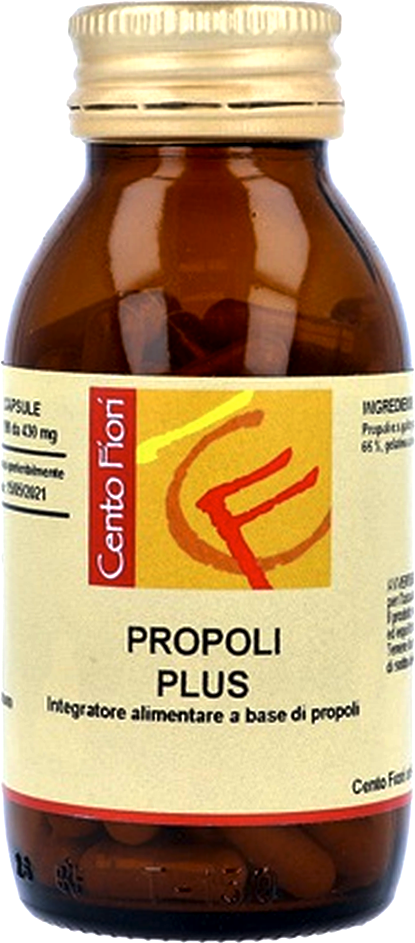 cento fiori propoli plus integratore gola 100 capsule vegetali