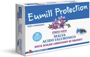 eumill protection stress visivi gocce oculari lubrificanti e idratanti 20 flaconcini