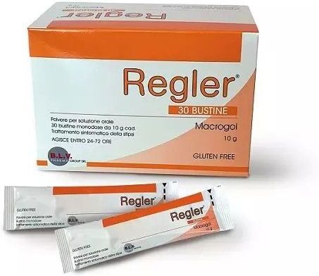 b.l.v. pharma group srl regler macrogol trattamento stitichezza 30 bustine