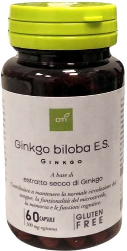 oti ginkgo biloba estratto secco medicinale omeopatico 60 capsule