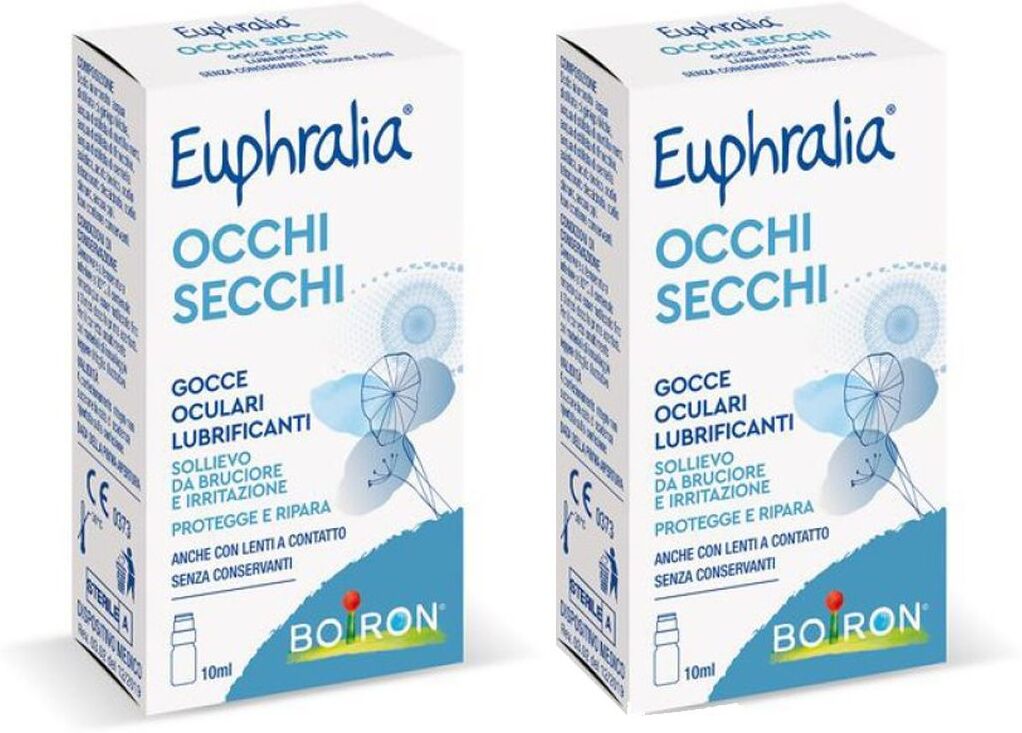 euphralia occhi secchi gocce oculari lubrificanti 2x10ml