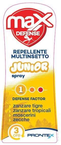 prontex max defense repellente multinsetto spray junior 100ml