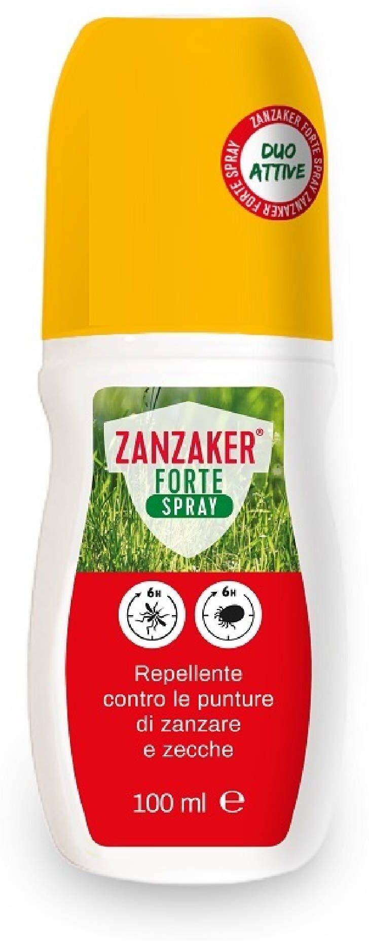 schwabe pharma italia zanzaker forte spray repellente zanzare e zecche 100ml