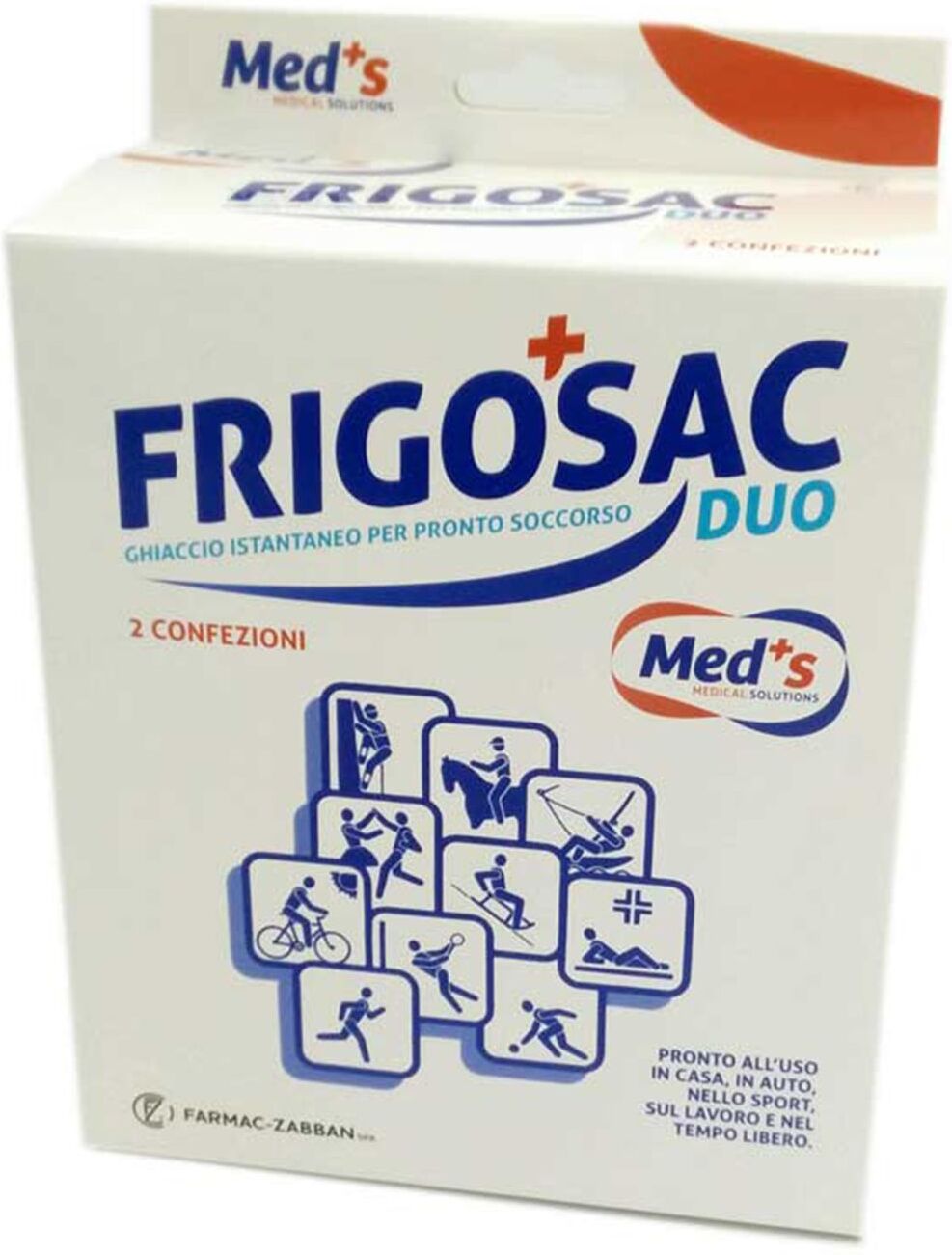 meds frigosac ghiaccio istantantaneo per pronto soccorso 2 confezioni