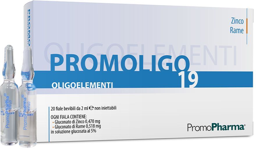 promopharma promoligo 19 zinco rame 20 fiale