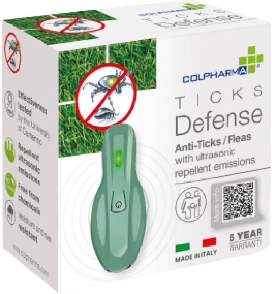 colpharma ticks defense antizecche e pulci ultrasuoni 1 pezzo