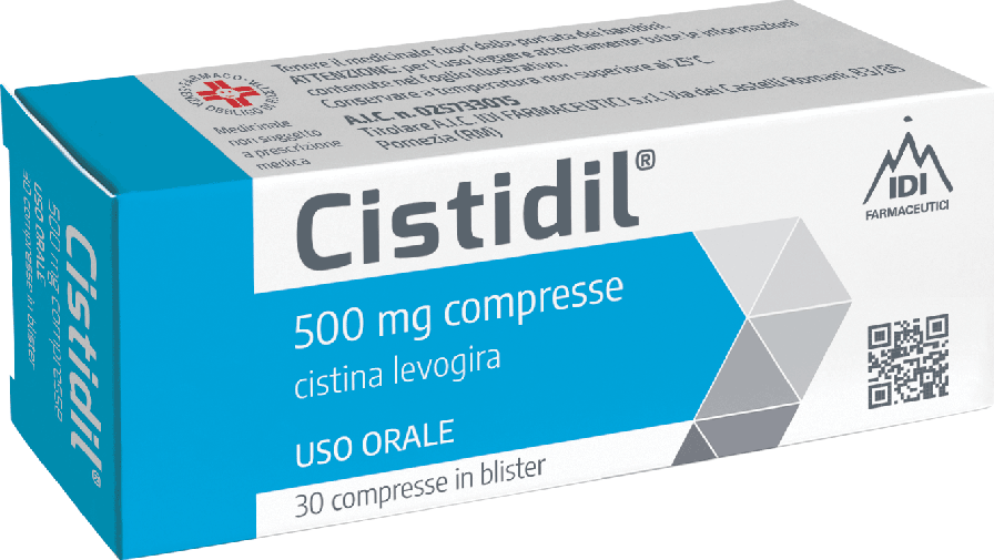 cistidil 500mg trattamento acne e dermatite 30 compresse