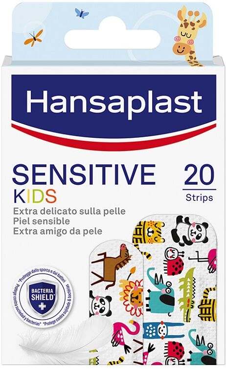 hansaplast sensitive kids cerotto bambini 20 pezzi assortiti