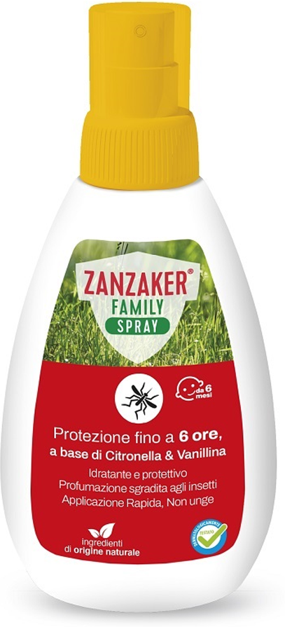 schwabe pharma italia srl zanzaker family spray repellente zanzare 100ml