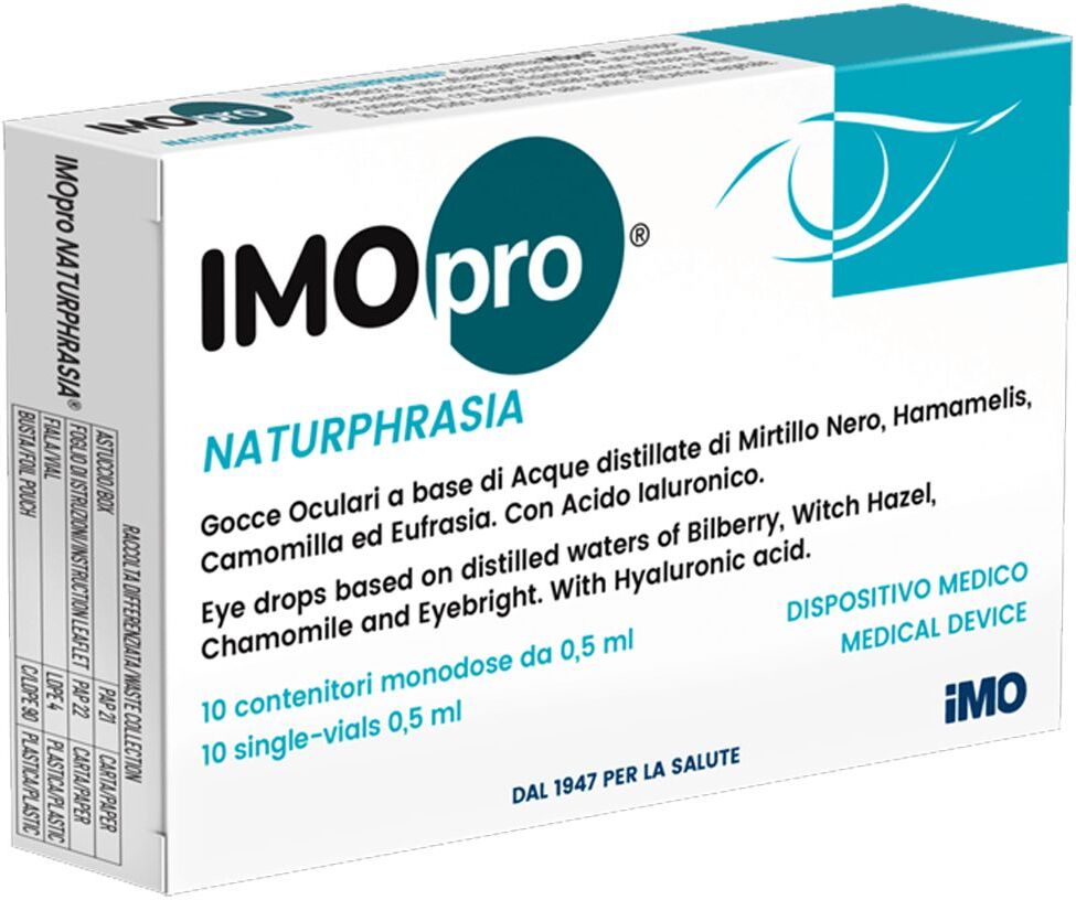 i.m.o. imopro naturphrasia collirio occhi 10 contenitori monodose