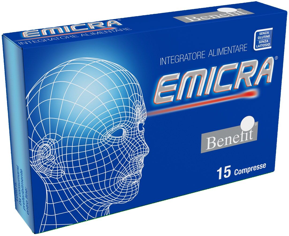 benefit emicra integratore alimentare 15 compresse