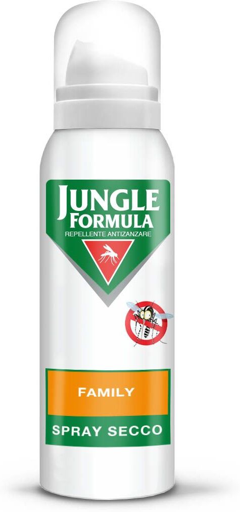 jungle formula family repellente antizanzare spray secco 125ml