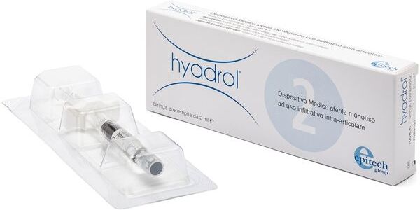 epitech group spa hyadrol siringa intra-articolare acido ialuronico 1% e adelmitrol 2% 2ml