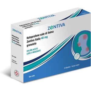 Zentiva Ketoprofene Sale Di Lisina Trattamento Dolori 12 Bustine