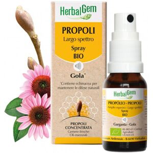 Herbalgem Bio Propoli Spray Gola Largo Spettro 15ml