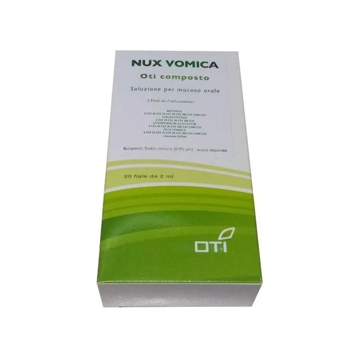 Oti Nux Vomica Composto Soluzione Fisiologica 20 Fiale