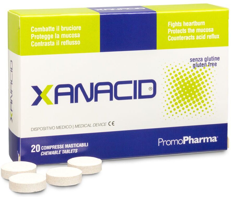 Promopharma Xanacid Medicinale Antiacido E Anti Reflusso 20 Compresse