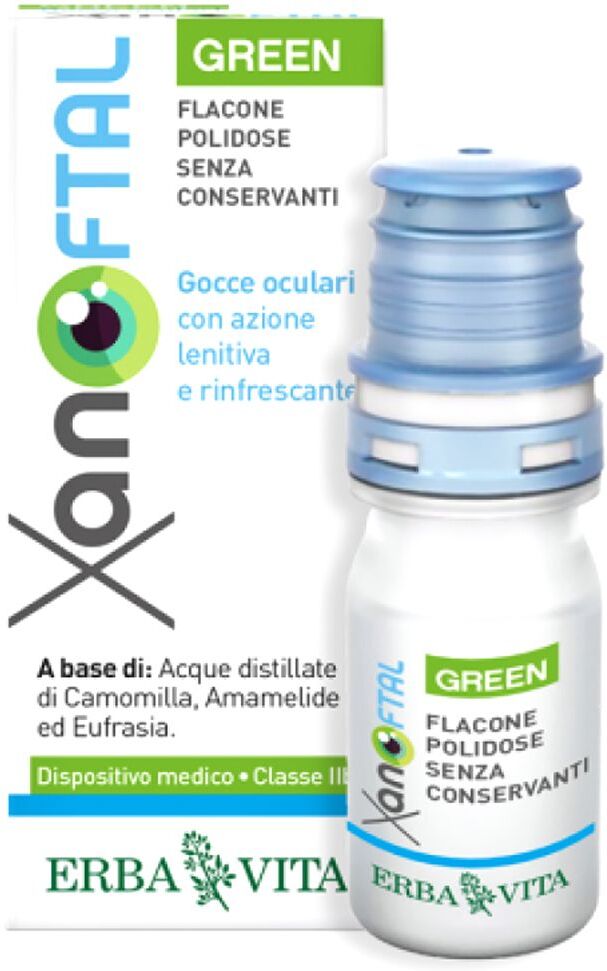 Erba Vita Xanoftal Green Gocce Oculari 10ml