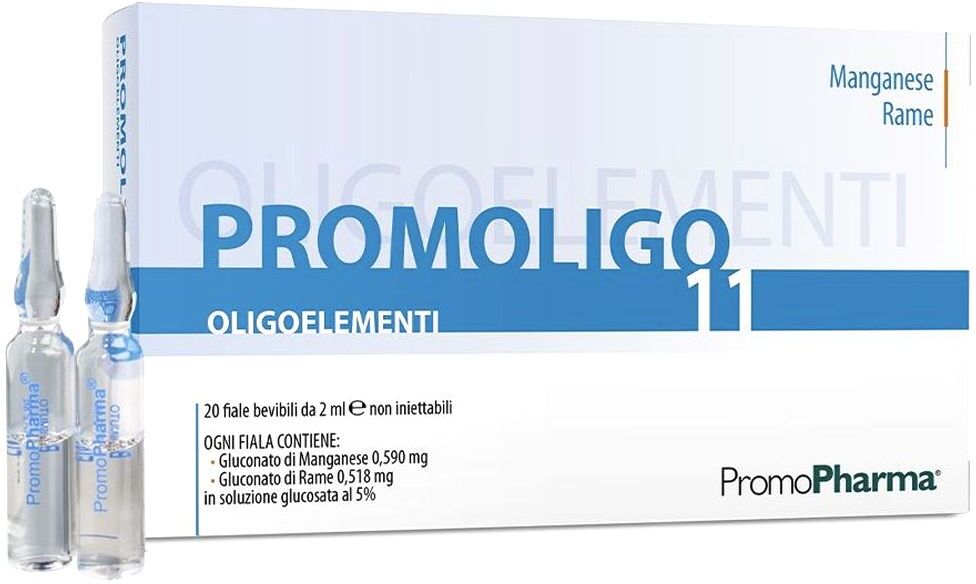 Promopharma Promoligo 11 Manganese Rame 20 Fiale 2ml