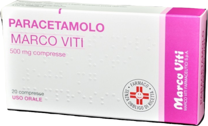 Marco Viti Paracetamolo 500mg Trattamento Influenza 20 Compresse