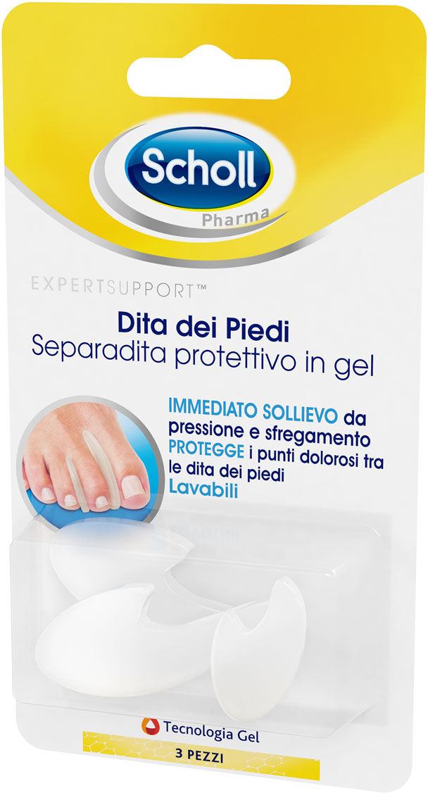 Scholl Separadita Anatomico In Gel 3 Pezzi