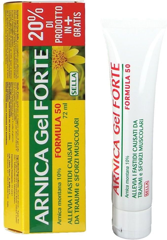 Sella Arnica 10% Gel Forte Formula 50 Dolori Articolari 72ml