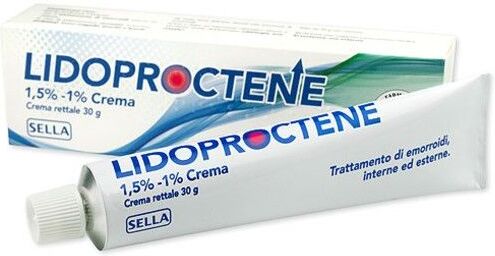 Sella Lidoproctene Crema Rettale Trattamento Emorroidi 30g