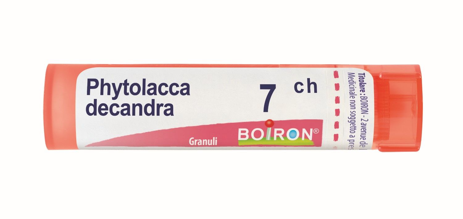 Boiron Phytolacca Decandra 7ch 80 Granuli Contenitore Multidose