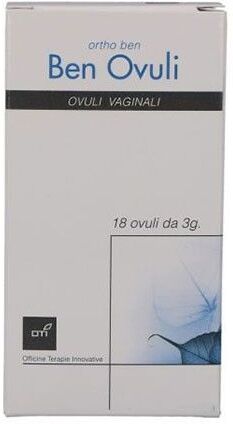 Oti Ortho Ben Ovuli Vaginali 18 Ovuli 3g