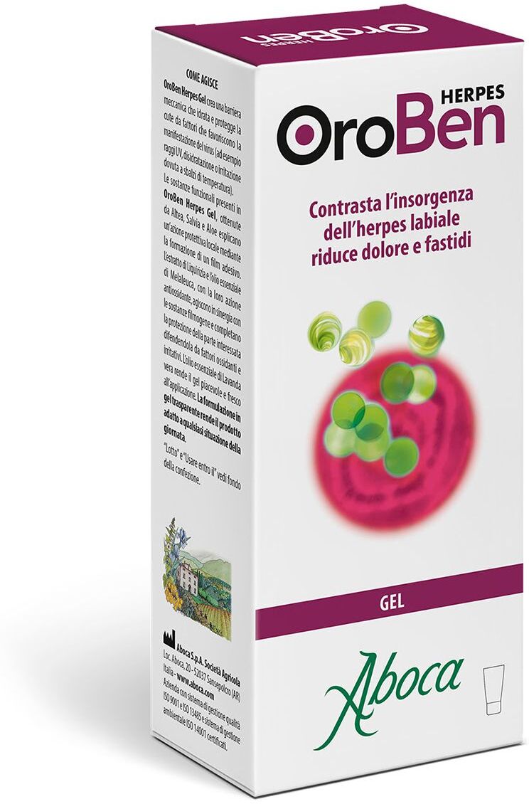 Aboca Oroben Herpes Gel 8ml