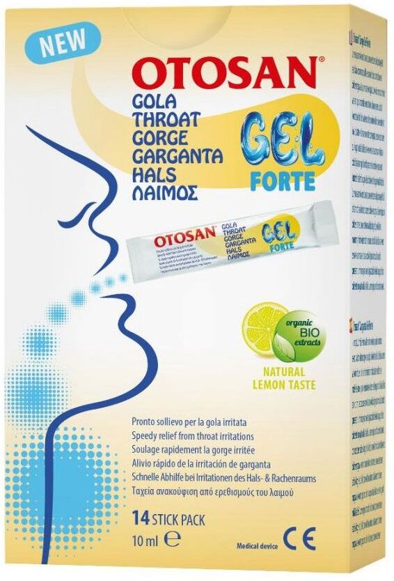 Otosan Gola Gel Forte Gusto Limone 14 Stick Pack