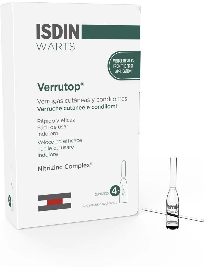 Isdin Verrutop Trattamento Verruche 4 Fiale