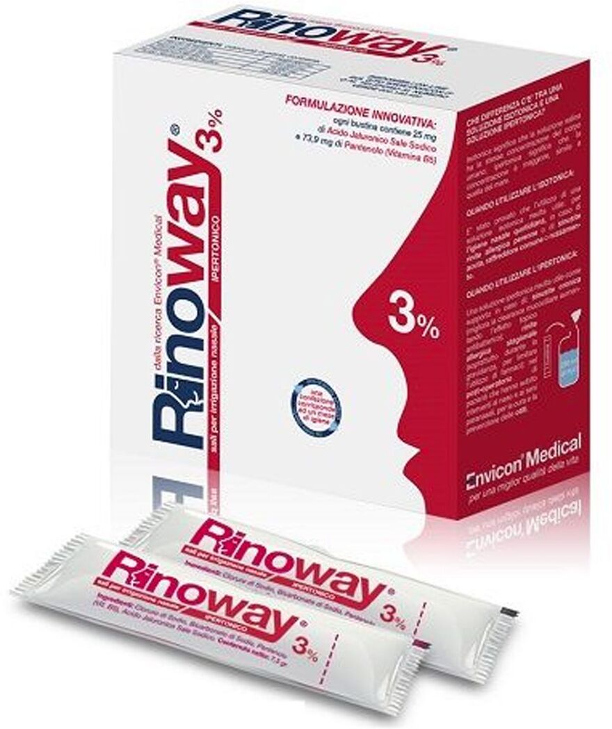 Envicon Medical Rinoway 3% Sali Ipertonici 60 Bustine