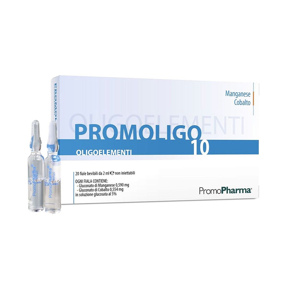 Promopharma Promoligo 10 Manganese Cobalto 20 Fiale 2ml