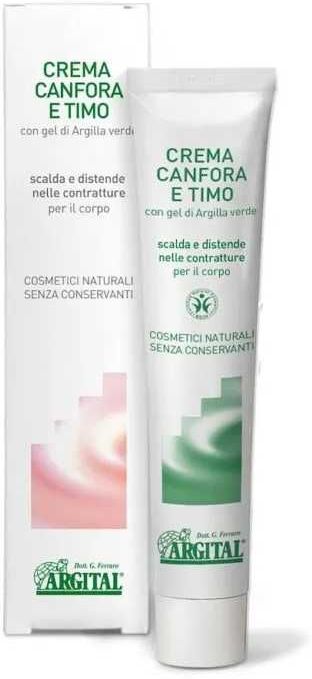 Argital Crema Canfora Timo Scalda Distende Contratture 50ml