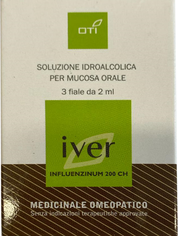 Oti Iver Influenzinum 200ch Soluzione Idroalcolica 30% 3 Fiale 2ml