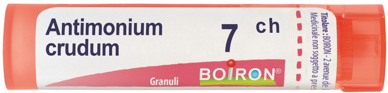 Boiron Antimonium Crudum 7ch 80 Granuli Contenitore Multidose