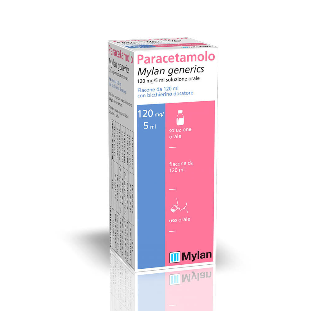 Mylan Paracetamolo 120mg/5ml Soluzione Orale 120ml